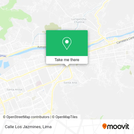 Mapa de Calle Los Jazmines