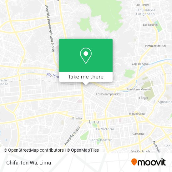 Chifa Ton Wa map
