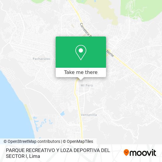 PARQUE RECREATIVO Y LOZA DEPORTIVA DEL SECTOR I map