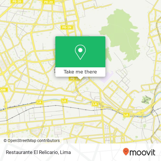 Mapa de Restaurante El Relicario