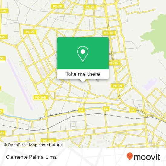 Mapa de Clemente Palma