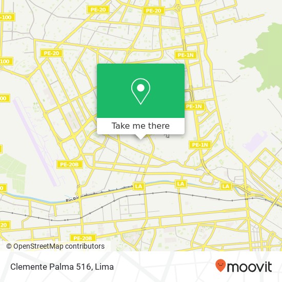 Clemente Palma 516 map