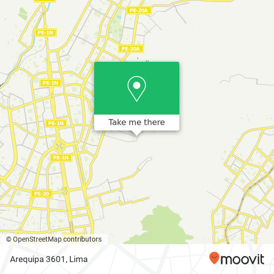 Arequipa 3601 map