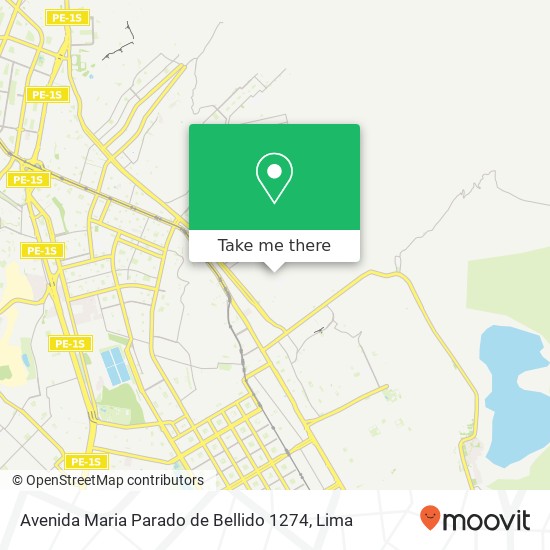 Avenida Maria Parado de Bellido 1274 map