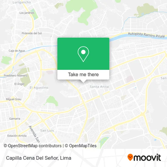Mapa de Capilla Cena Del Señor