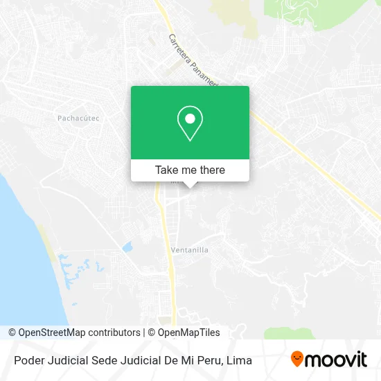Poder Judicial Sede Judicial De Mi Peru map