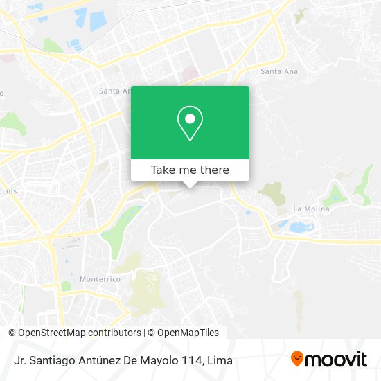 Jr. Santiago Antúnez De Mayolo 114 map