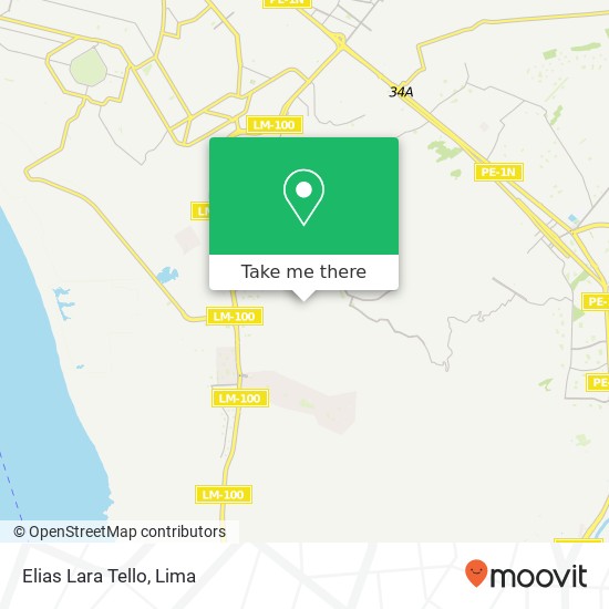 Elias Lara Tello map