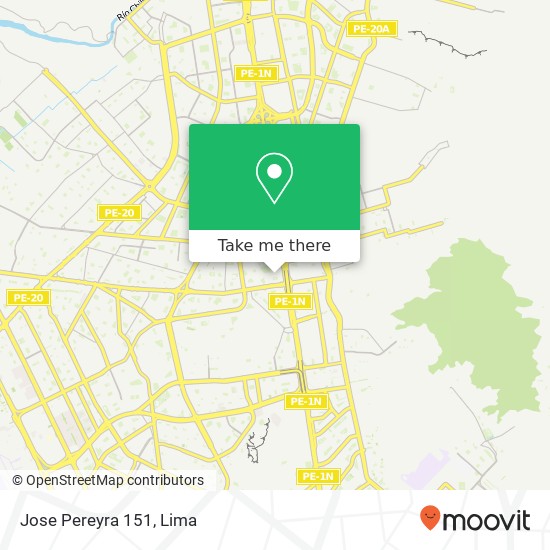 Jose Pereyra 151 map