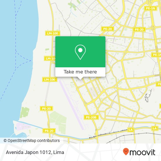 Avenida Japon 1012 map
