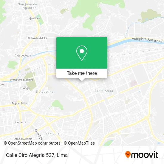 Mapa de Calle Ciro Alegria 527