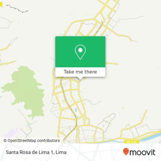 Santa Rosa de Lima 1 map