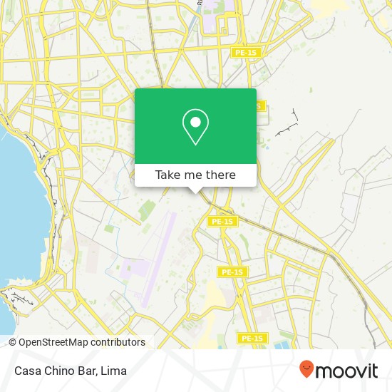 Casa Chino Bar map