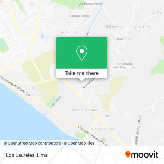 Los Laureles map