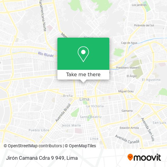 Jirón Camaná Cdra 9 949 map