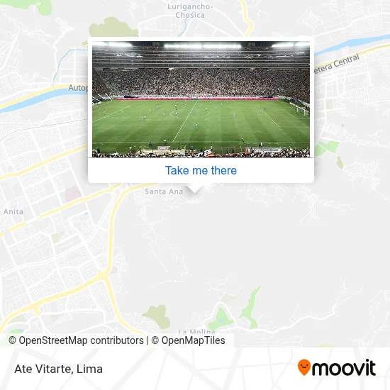 Ate Vitarte map