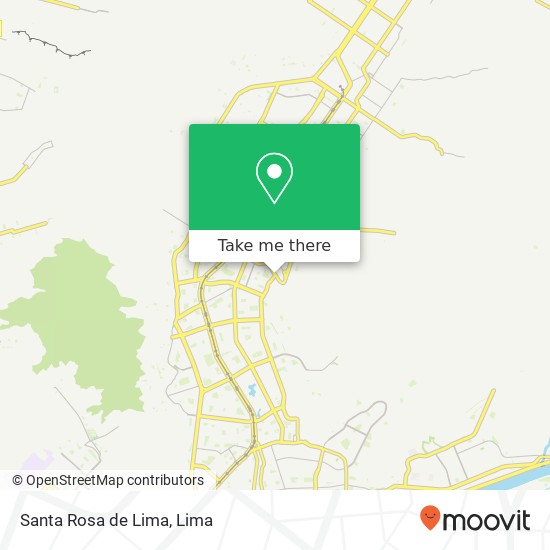 Santa Rosa de Lima map