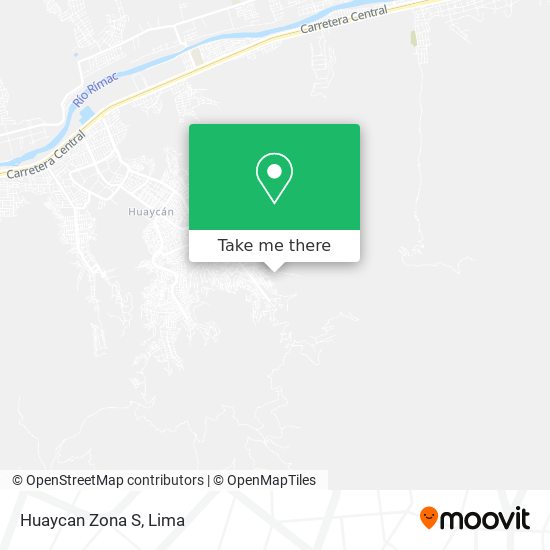 Mapa de Huaycan Zona S