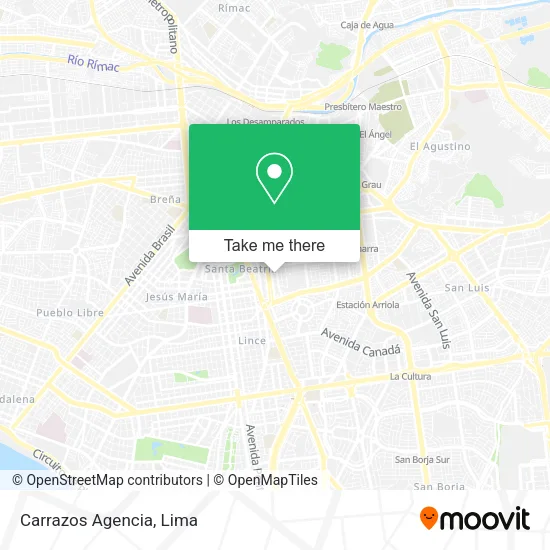 Mapa de Carrazos Agencia