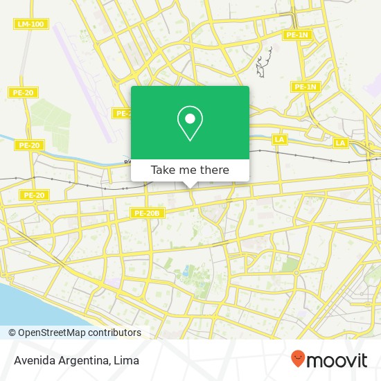 Avenida Argentina map