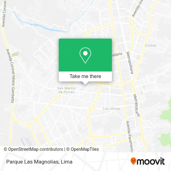 Mapa de Parque Las Magnolias