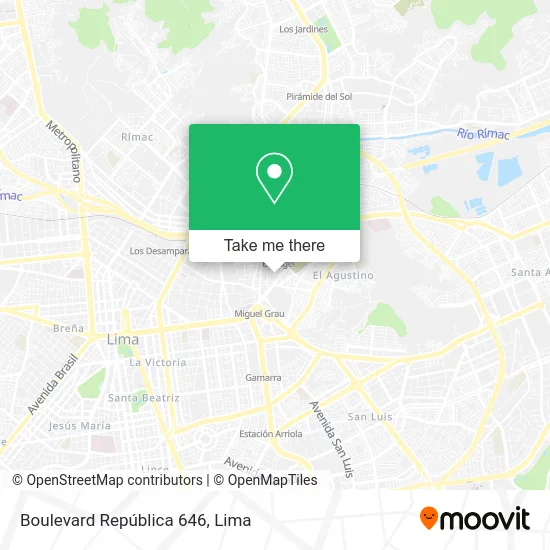Boulevard República 646 map