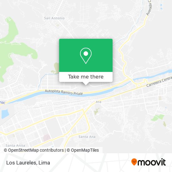 Los Laureles map