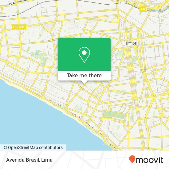 Avenida Brasil map