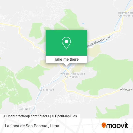 Mapa de La finca de San Pascual