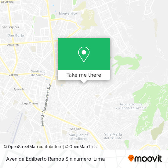 Avenida Edilberto Ramos Sin numero map