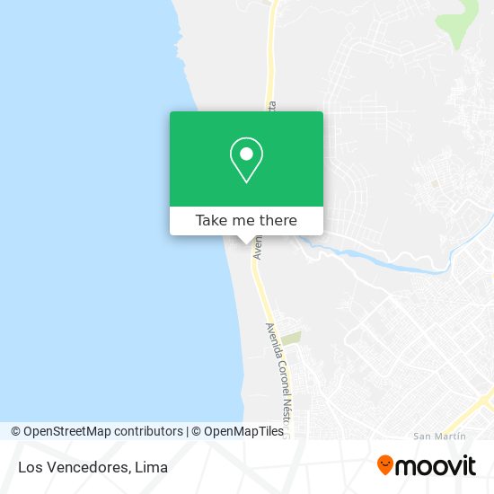 Mapa de Los Vencedores