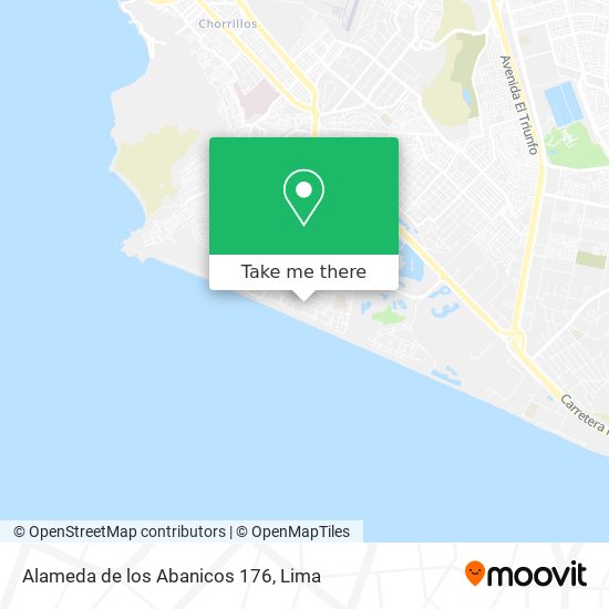 Alameda de los Abanicos 176 map