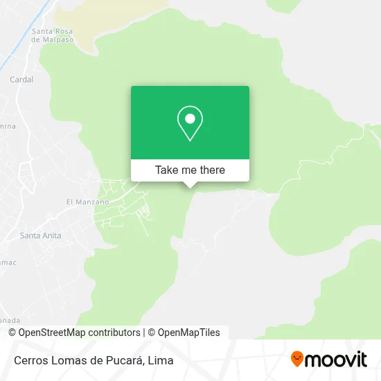 Cerros Lomas de Pucará map