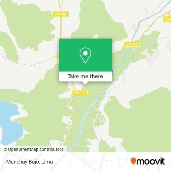 Manchay Bajo map