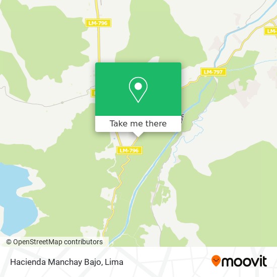 Mapa de Hacienda Manchay Bajo