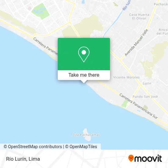 Río Lurín map