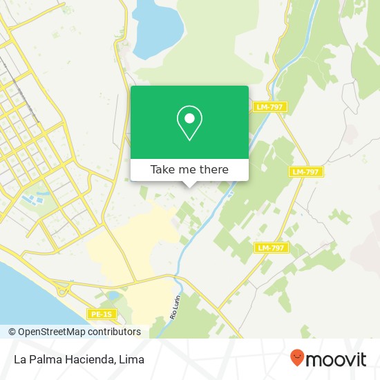 La Palma Hacienda map