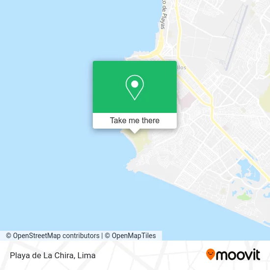 Playa de La Chira map