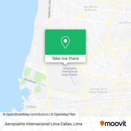 Mapa de Aeropuerto Internacional Lima-Callao