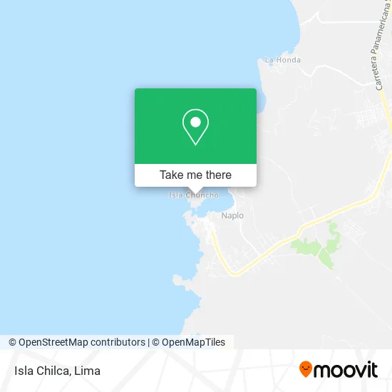 Isla Chilca map