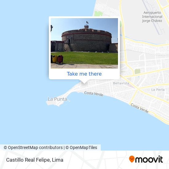 Castillo Real Felipe map