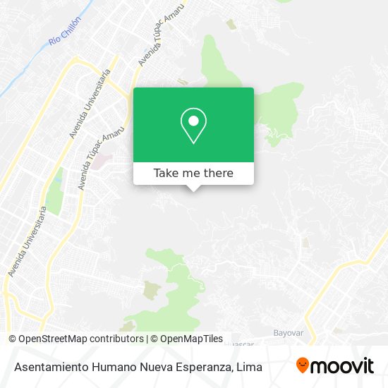 Mapa de Asentamiento Humano Nueva Esperanza