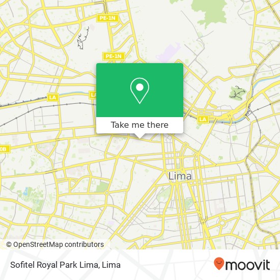 Sofitel Royal Park Lima map