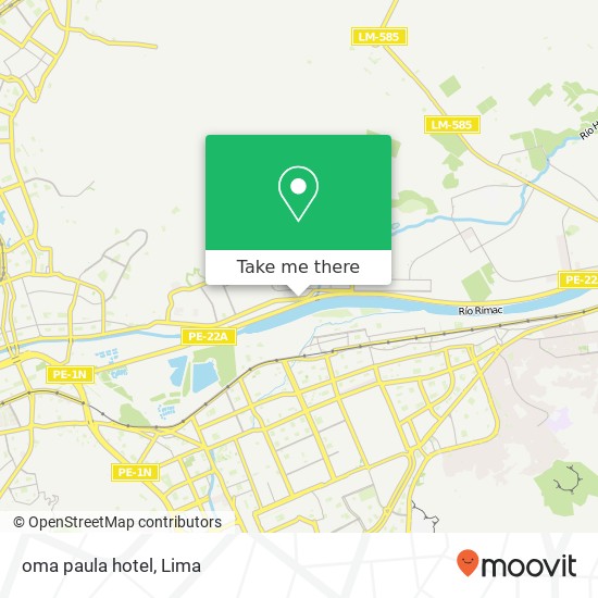 Mapa de oma paula hotel