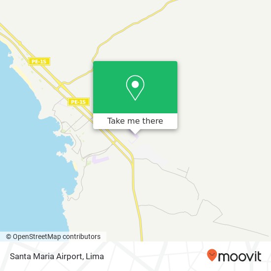 Santa Maria Airport map