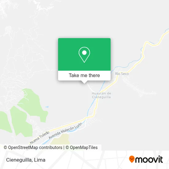 Cieneguilla map