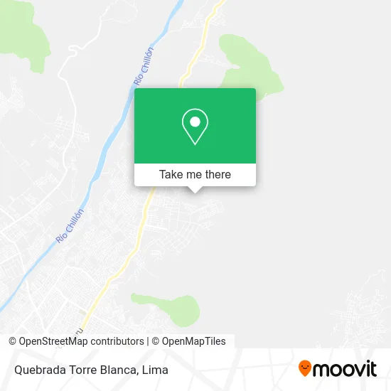 Quebrada Torre Blanca map