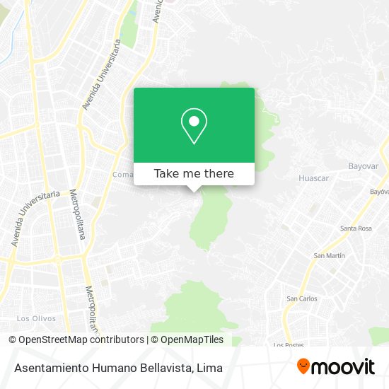 Asentamiento Humano Bellavista map