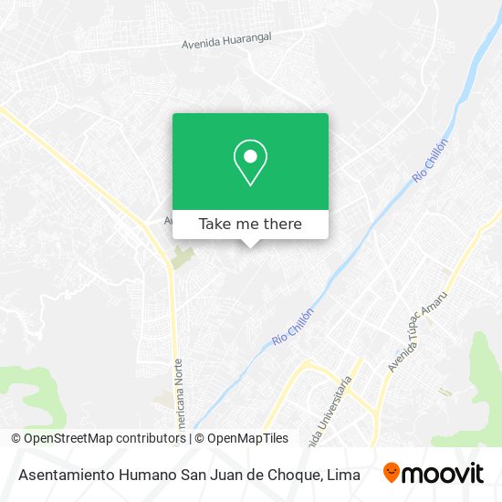 Asentamiento Humano San Juan de Choque map