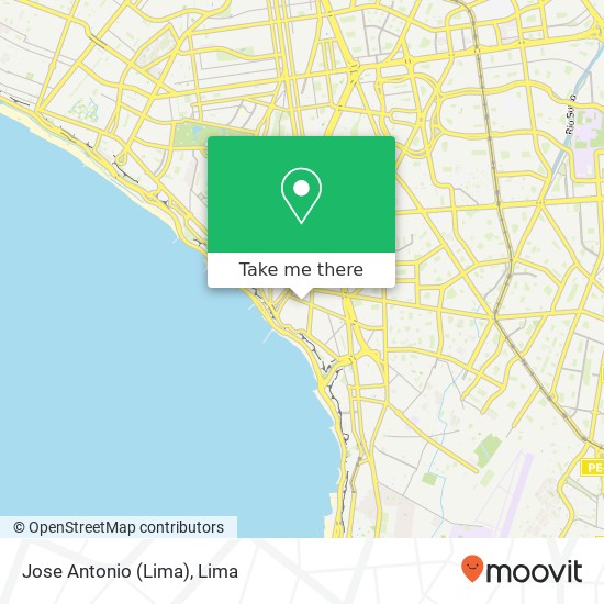 Jose Antonio (Lima) map
